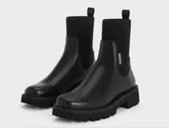 チャールズアンドキース　リッジッドソールチェルシーブーツ