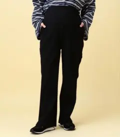 LEPSIM レプシィム　マタニティ　リブパンツ
