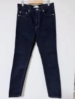 ZARA スキニーデニム ダークブルー 丈短め65cm Mサイズ