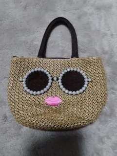 a-jolie コンビニ限定 かごバッグ フェイスサングラス