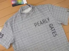 パーリーゲイツ 吸水速乾 ベア鹿の子半袖モックシャツ/6 定価17600円