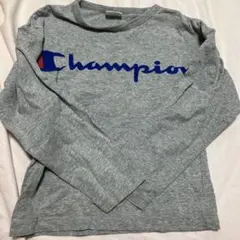 Champion 長袖カットソー グレー 130cm