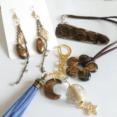 ハンドメイド アクセサリー ４点セット