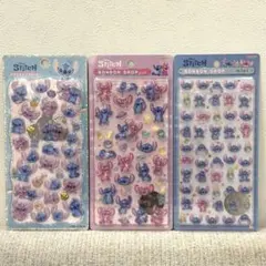 【正規品】ボンボンドロップシール　スティッチ3枚セット♡