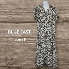 BLUE EAST ブルーイースト 花柄ワンピース フリーサイズ ロング