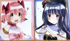 【ファンアート】魔法少女まどか⭐︎マギカ　 ワス　まどか　二枚