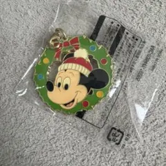 ミッキーマウス クリスマスリース キーホルダー