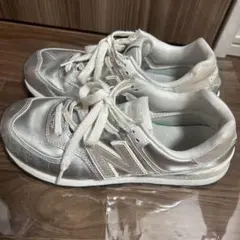 New Balance 574レディースシルバースニーカーユナイテッドアローズ