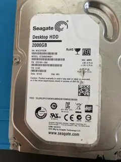 も*ち様 Seagate Desktop HDD 2000GB 本体 2個セット - メルカリ