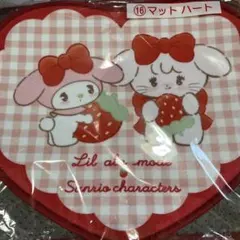サンリオキャラクター ハート型マット