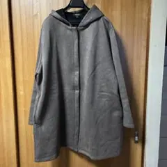 最終お値下げ❗️しまむら CLOSSHI グレースエード風フード付ジャケット 3L