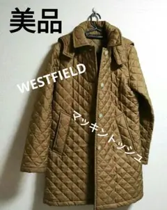 マッキントッシュ　フード付キルティングコート キャメル 34