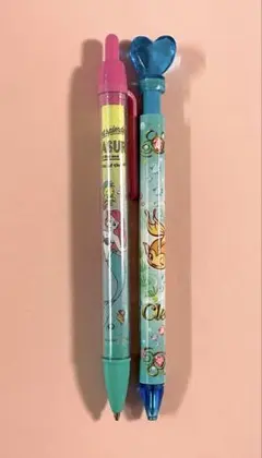 ディズニー アリエル シャーペン＆ボールペン 2本セット