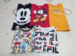 キャラクター(長袖)Tシャツ5枚セット