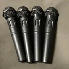 4★任天堂　WiiU/Switch　ワイヤレスマイク4本セット　レシーバーなし