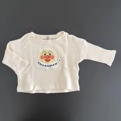 アンパンマン リブ編み長袖Tシャツ70cm バースデイ