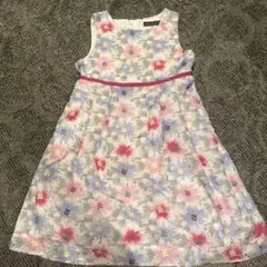 BeBe 花柄 ノースリーブワンピース 120