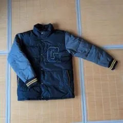 GapKids 140cmネイビー グレー 中綿ジャケット