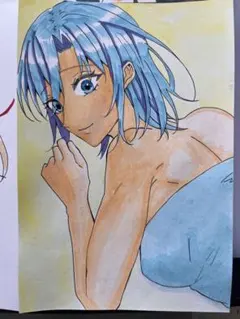 ウマ娘 マルゼンスキー ファンアート イラスト 原画 アナログ 手描き