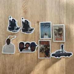【新品】Kendrick Lamar DAMN ステッカー 約5cm 8枚