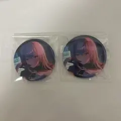 プロセカ　巡音ルカ　グリ缶　缶バッジ　44a