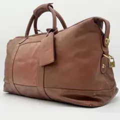 COACH ボストンバッグ レザー 大容量 ドイツホック カデナ ブラウンのサムネイル