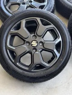 スズキハスラータフワイルド 新車外し純正タイヤホイール4本セット