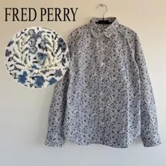 フレッドペリー FRED PERRY 花柄 総柄 長袖シャツ レディース Sのサムネイル