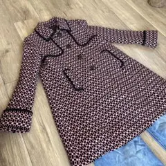 FREE'S PHRASE チェック柄ロングコート