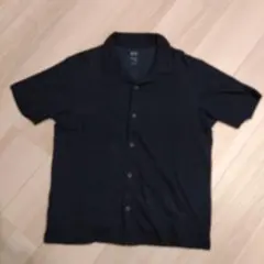 ユニクロ　エアリズムコットンオープンカラーポロシャツ