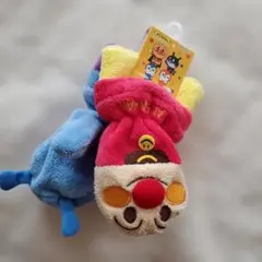 新品 タグ付き アンパンマン バイキンマン 手袋 ぬいぐるみ バンダイナムコ
