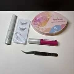 【豪華5点セット】マグネットつけまつげ ／ アイプチ ／ つけまのり ／ ピン