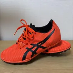 ASICS スパイクシューズ オレンジ