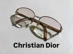 Christian Dior メガネ 老眼鏡 金色フレーム