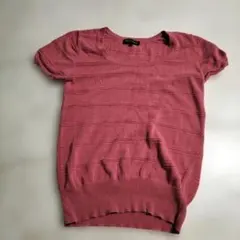 Misch Masch 半袖ニットセーター M ピンクのサムネイル