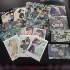 忍たま乱太郎　中在家長次　ブロマイド　カード　ステッカー　コースター　21枚