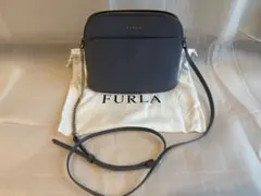 【終末▲200】FURLA ショルダーバッグ ブルーのサムネイル