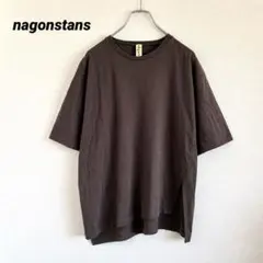 nagonstans ナゴンスタンス 半袖Tシャツ 変形 アシンメトリー 日本製のサムネイル