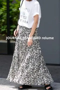 JOURNAL STANDARD コットンボイルクリンクルティアードスカート