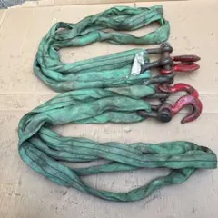 吊り具 スリングベルト フック付き セット