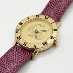 未使用　アガタ　パリ　腕時計　ゴールド文字盤 クオーツ　ヴィンテージ　J88