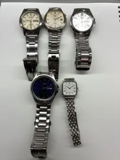 ジャンク腕時計5本まとめ SEIKO AGS含 不動 修理用