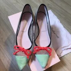 Pretty Ballerinas アンカー刺繍 フラットシューズ Pretty Ballerinas アンカー刺繍 フラットシューズ - メルカリ