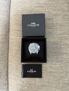COACH カジュアル時計 ブラックのサムネイル