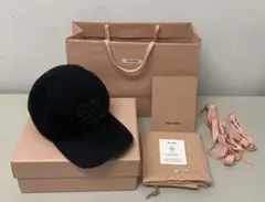 MIU MIU ミュウミュウ デニム ベースボールキャップ M