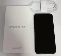 iPhone 15 Plus ブラック 本体 未使用に近い
