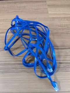 青色 RJ45 LANケーブル5ｍ