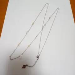 新品 radiu ロングネックレス シトリン ローズクォーツ INOBN紙袋付き