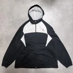 00s Jordan ジョーダン フルジップパーカー XL 黒 白のサムネイル