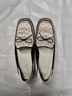 launa lea リボン付きフラットシューズ